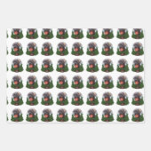 杖のコルソのクリスマス ラッピングペーパーシート (正面3)