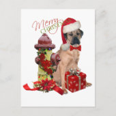 杖のコルソのメリークリスマス シーズンポストカード (正面)