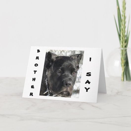 杖のコルソは兄祝の誕生日を望む カード (正面)