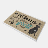 杖のコルソホーム走は迎える場所 ドアマット (アングル)