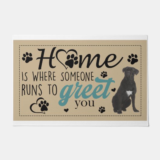 杖のコルソホーム走は迎える場所 ドアマット (正面)