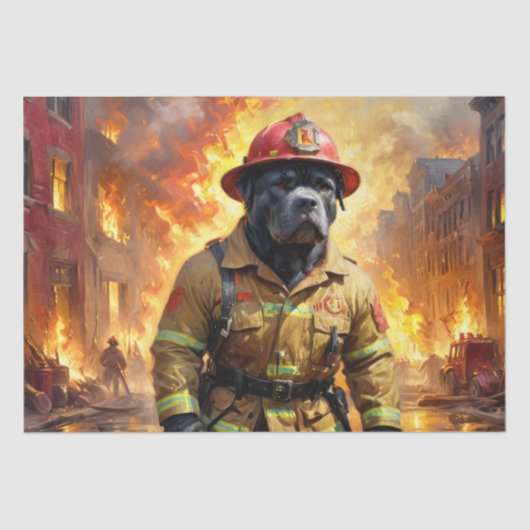 杖のコルソ – ファイアフィゲーター – デコページ –  薄葉紙 (正面)