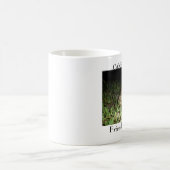 杖のヒキガエルのマグの白 コーヒーマグカップ (中央)