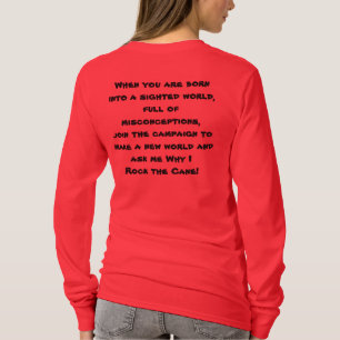 杖のワイシャツを揺すって下さい Tシャツ