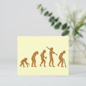 杖の進化はがき ポストカード (スタンド正面)