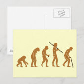 杖の進化はがき ポストカード (正面/裏面)