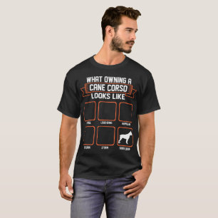 杖のCorsoどんな所有の犬がおもしろいなTシャツのように見えるか Tシャツ