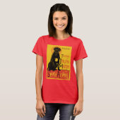 杖のCorsoのかわいい犬 Tシャツ (正面フル)