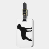杖のCorsoのシルエット ラゲッジタグ (正面縦)
