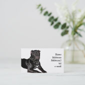 杖のcorsoの子犬の名刺 名刺 (スタンド正面)