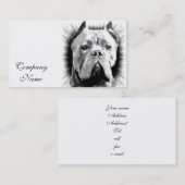 杖のCorso犬 名刺 (正面/裏面)