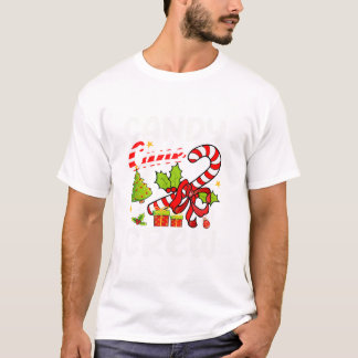 杖クルーのサンタ・クリスマス缶 Tシャツ