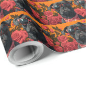 杖コルソとハートバラバレンタインデー ラッピングペーパー (ロールコーナー)