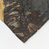 杖コルソ乗用オートバイハロウィンホラー フリースブランケット (角)