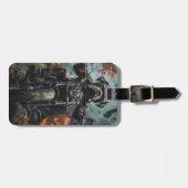 杖コルソ乗用オートバイハロウィンホラー ラゲッジタグ (正面横)