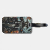 杖コルソ乗用オートバイハロウィンホラー ラゲッジタグ (裏面横)