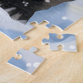 杖コルソ冬ワンダーランドクリスマスジョイ ジグソーパズル (側面)