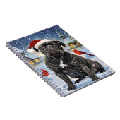 杖コルソ冬ワンダーランドクリスマスジョイ ノートブック (右側)