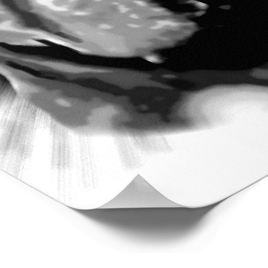 杖コルソ犬 ポスター (角)