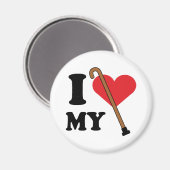 杖ラブマグネット マグネット (正面/裏面)