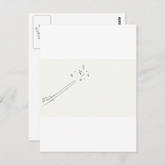 杖 ポストカード (正面/裏面)