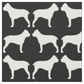 杖Corsoはパターンのシルエットを描きます ファブリック (クローズアップ)