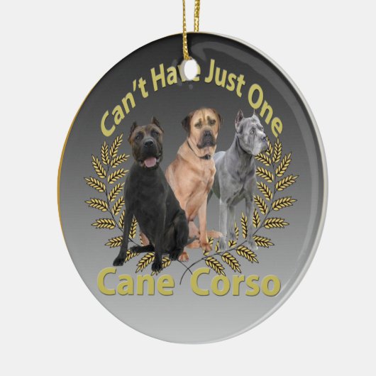 杖Corsoは"ちょうど1匹の"オーナメントを備えることができません セラミックオーナメント (左)