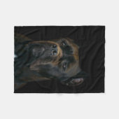 杖Corso -イタリアンなマスティフ フリースブランケット (正面(横))