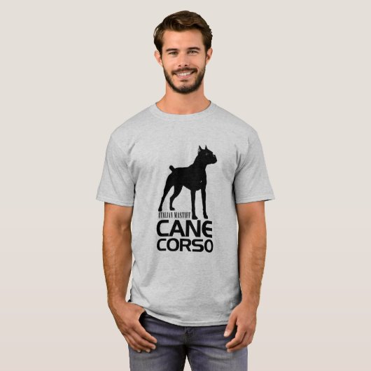 杖Corso -イタリアンなマスティフ Tシャツ (正面フル)