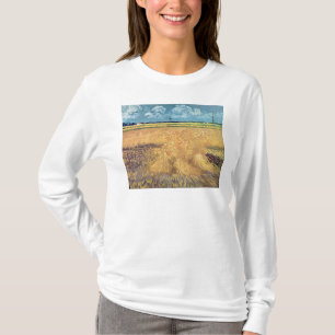束が付いているフィンセント・ファン・ゴッホ のWheatfield、1888年 Tシャツ