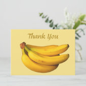 束の中に黄色いバナナ サンキューカード (スタンド正面)