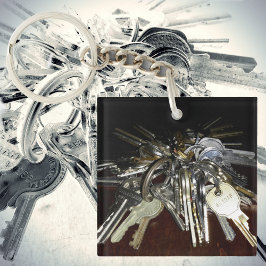 束の鍵写真 キーホルダー