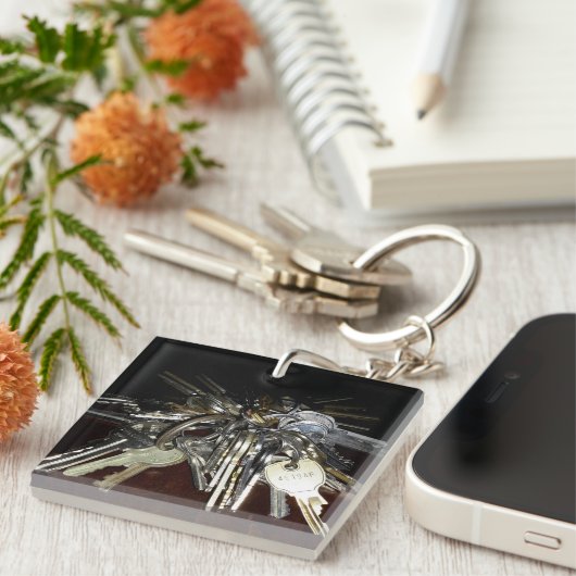 束の鍵写真 キーホルダー (正面右)