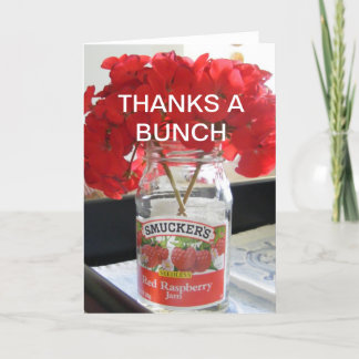 束を感謝していしています サンキューカード