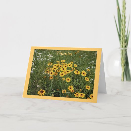 束を感謝していしています サンキューカード (正面)