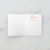 束を感謝していしています! サンキューカード (内部)