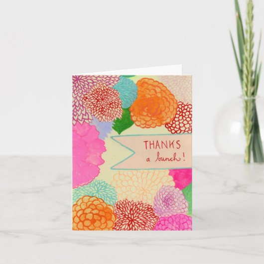 束を感謝していしています! サンキューカード (正面)