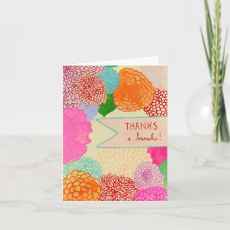 束を感謝していしています! サンキューカード