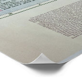 条約境界を示すアフリカの地図， 1891 ポスター (角)