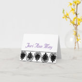 条里ノートカード カード (黄色い花)