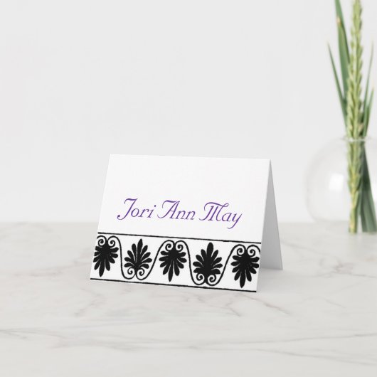 条里ノートカード カード (正面)