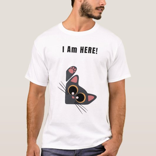 来たぞ!キャッおもしろいト Tシャツ (正面)