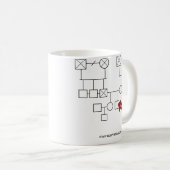 来たぞ! コーヒーマグカップ (正面右)