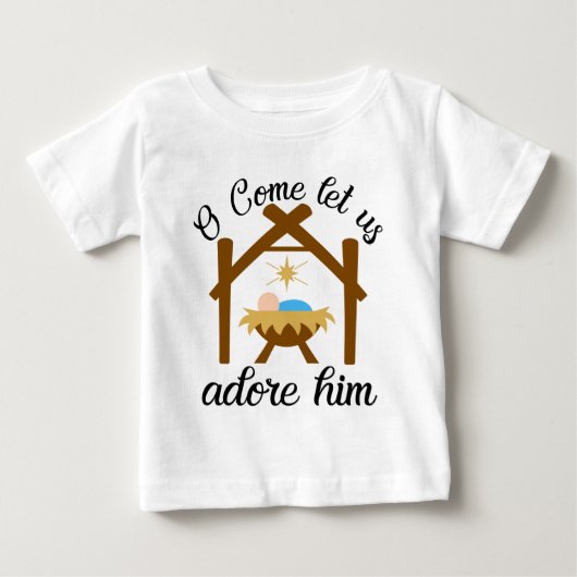 来たれ、我らを崇めよ ベビーTシャツ (正面)