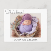 来た！来たぞ！シンプル感謝していモダン君 案内ポストカード (正面)