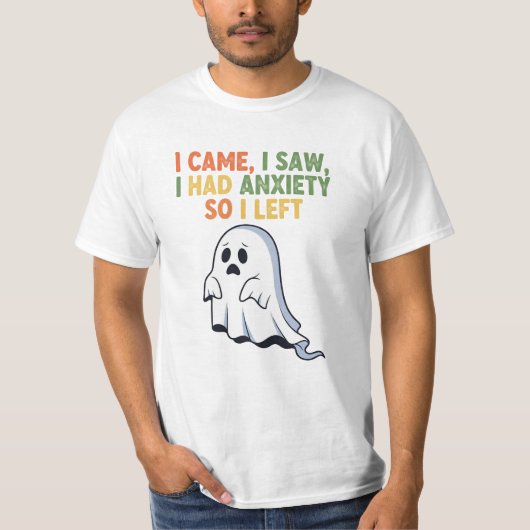 来た、見た、しかし不安になって帰った Tシャツ (正面)