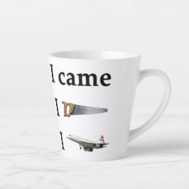 来た、見た、... カフェラテマグ