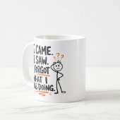 来た、見た、忘れた コーヒーマグカップ (正面左)
