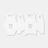 来てくれてありがとう、名前を追加するテキストメッセージ フェイバーボックス (折り畳みなし)