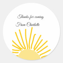 来てくれてありがとう、名前を追加 テキスト メッセージ 太陽